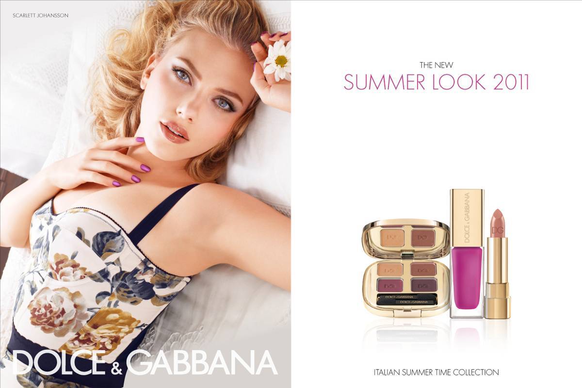 Первый взгляд: Скарлетт Йоханссон в рекламе косметики Dolce & Gabbana