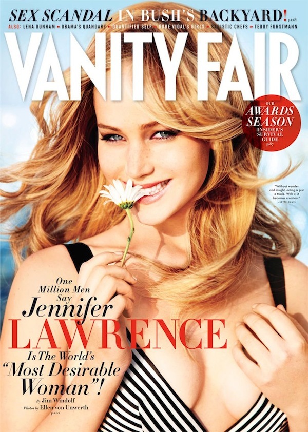 Дженнифер Лоуренс в журнале Vanity Fair. Февраль 2013