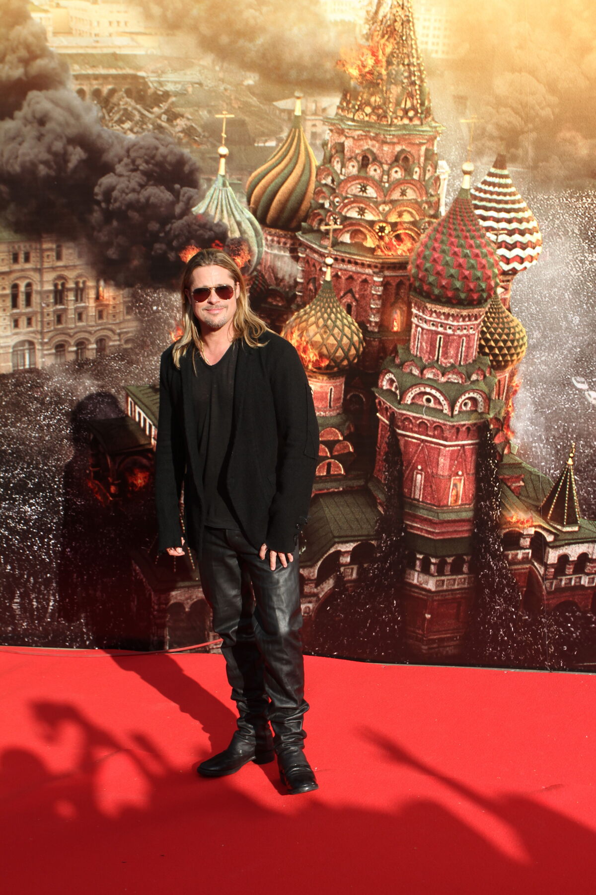Брэд Питт на открытии ММКФ-2013 в Москве