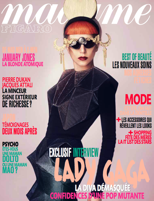 Lady GaGa в журнале Madame Figaro. Июнь 2011