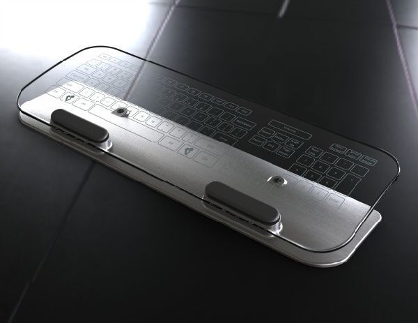 Стеклянная клавиатура и мышь: использовать с осторожностью