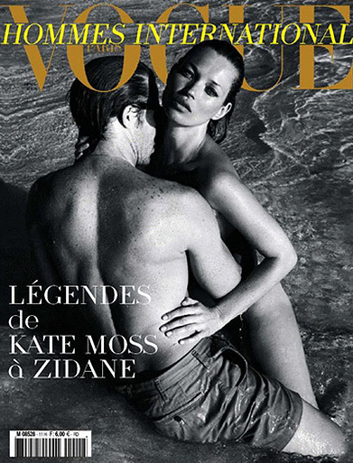 Кейт Мосс разделась для журнала Vogue Hommes