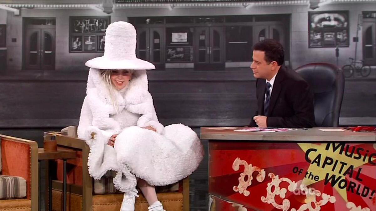 Lady GaGa на шоу Джимми Киммела
