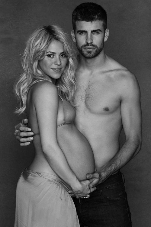 Беременная Шакира и Жерар Пике в благотворительной кампании ЮНИСЕФ