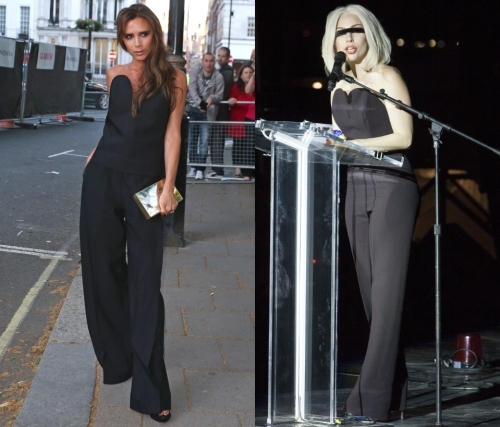Fashion battle: Виктория Бекхэм и Lady Gaga