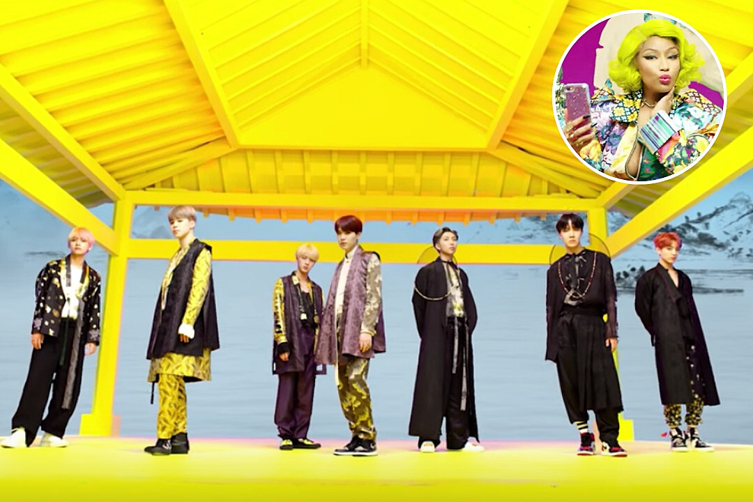 BTS представили новую версию клипа на песню IDOL с Ники Минаж