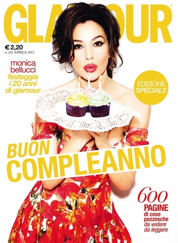 Моника Беллуччи в журнале Glamour Италия. Апрель 2012