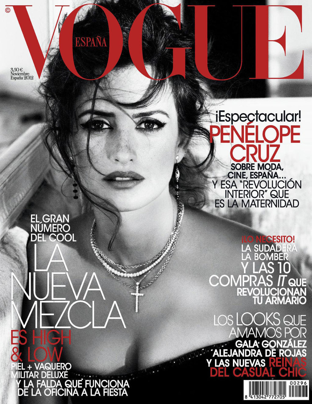 Пенелопа Крус в журнале Vogue Испания. Ноябрь 2012