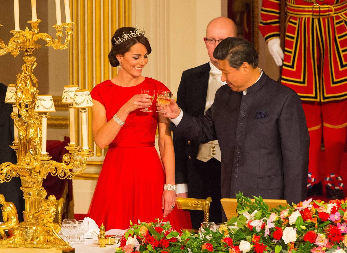 Кейт Миддлтон побывала на благотворительном ужине с президентом Китая