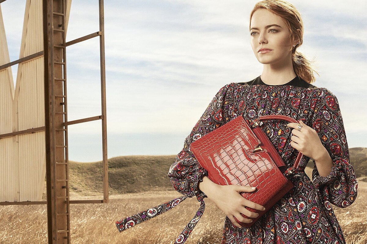 Фото: Эмма Стоун в новой рекламной кампании Louis Vuitton