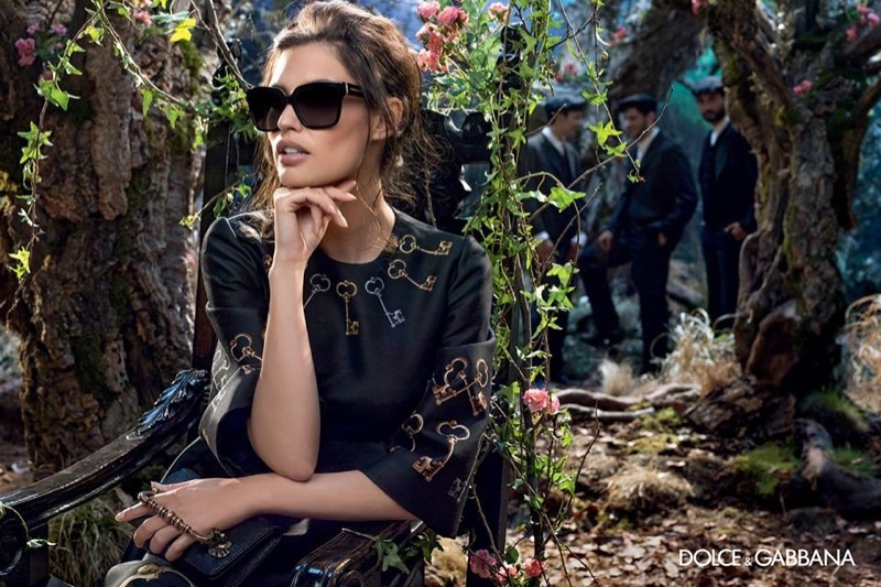 Бьянка Балти в рекламной кампании очков Dolce&Gabbana