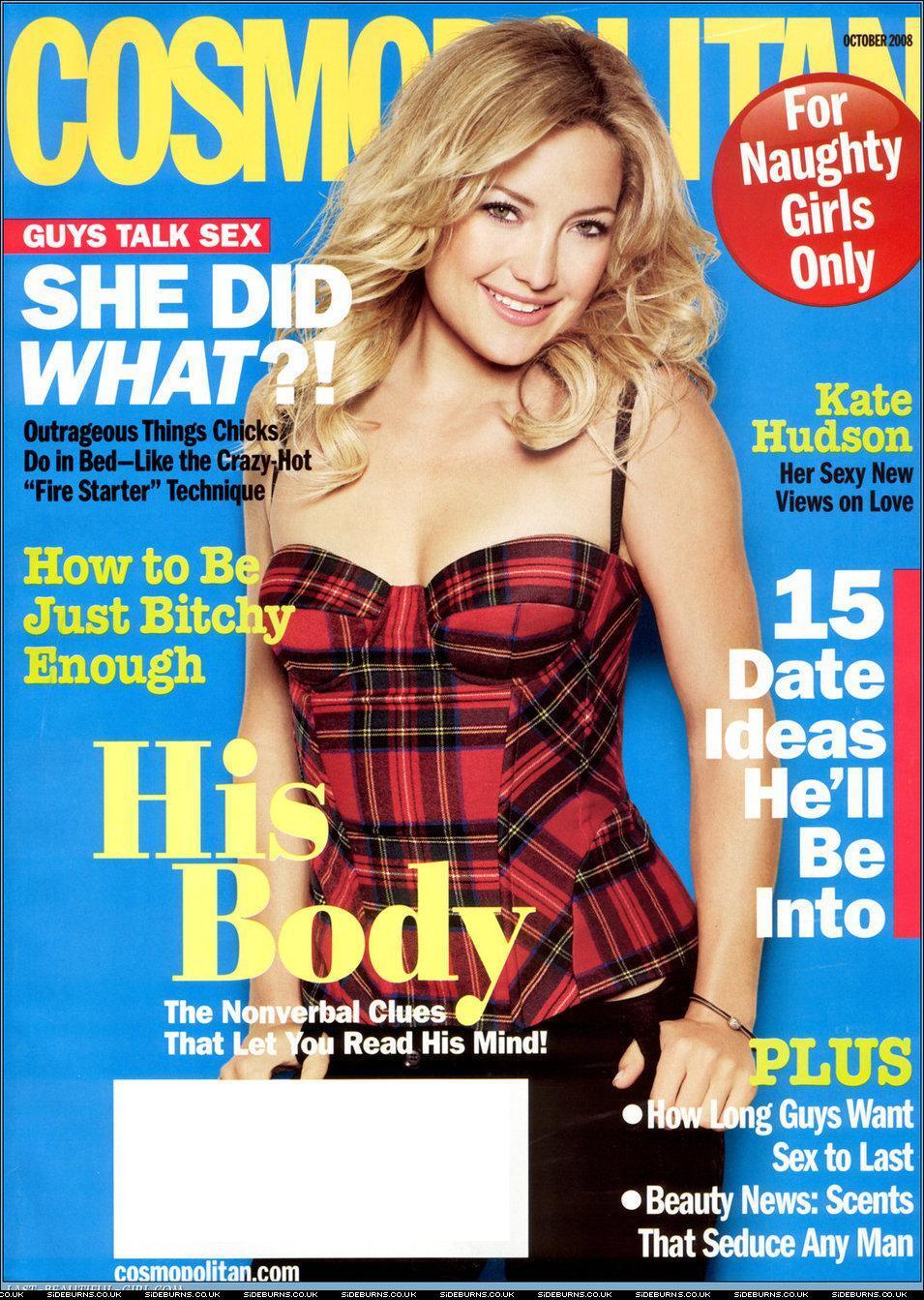 Кейт Хадсон в журнале Cosmopolitan (США) Октябрь 2008