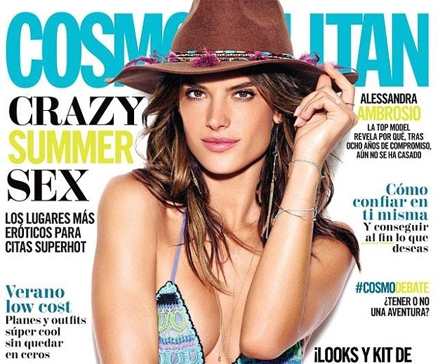 Алессандра Амбросио на обложке журнала Cosmopolitan Мексика, июнь 2016
