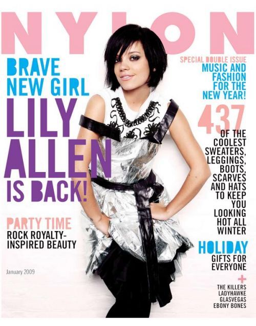 Лили Аллен в журнале Nylon. Январь 2009