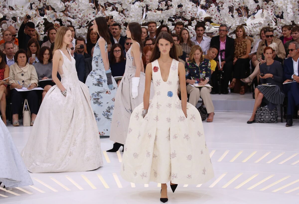 Модный показ новой коллекции Dior Couture. Осень / зима 2014-2015