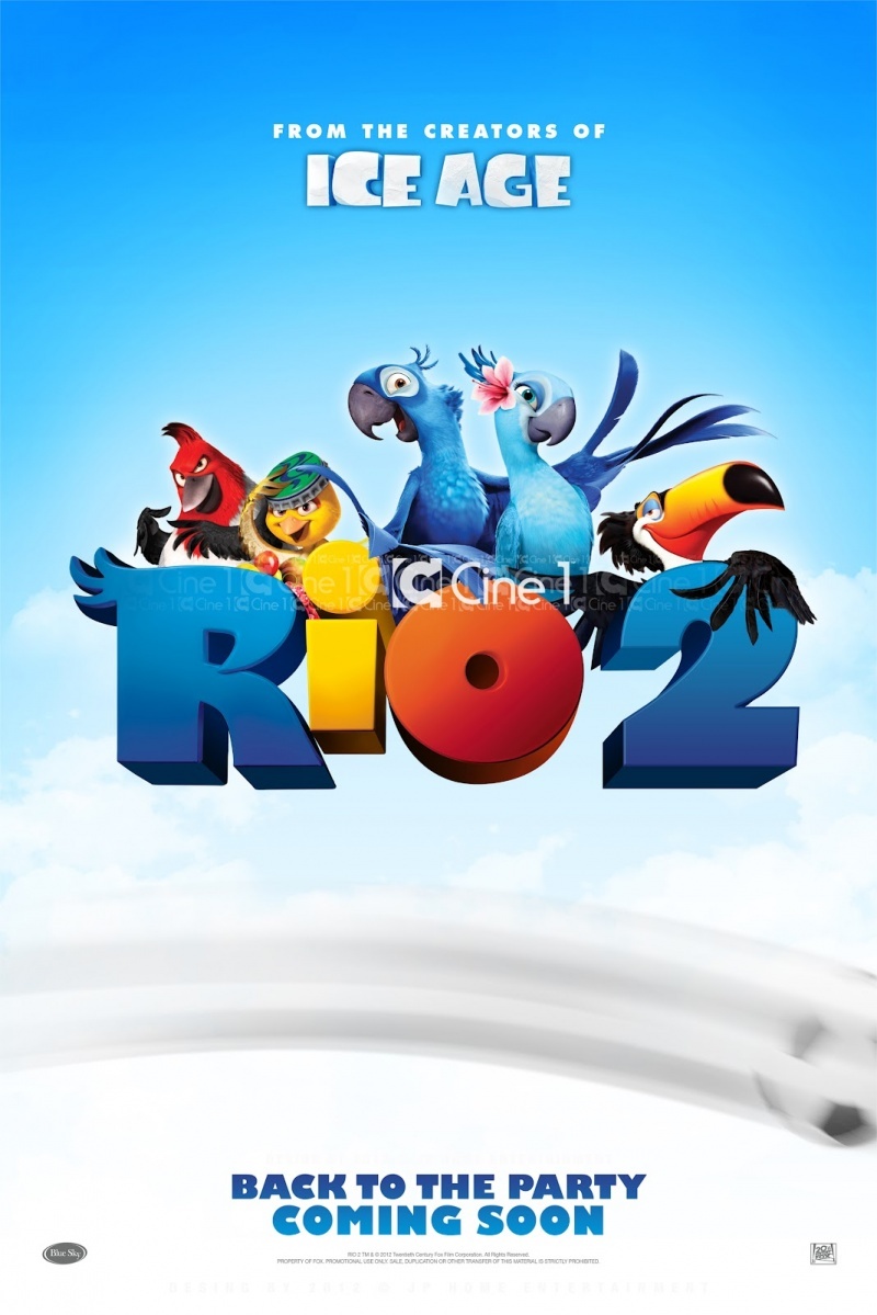Дублированный тизер мультфильма "Рио 2"