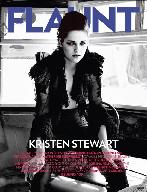 Кристен Стюарт на обложке журнала Flaunt. Апрель 2010