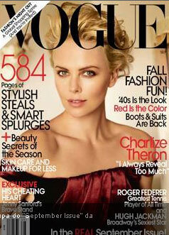 Шарлиз Терон в журнале Vogue. Сентябрь 2009