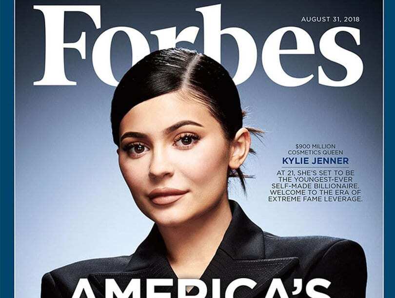 Кайли Дженнер снялась для обложки Forbes