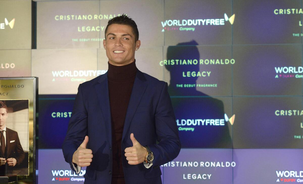 Криштиану Роналду представил свой аромат Legacy в Мадриде