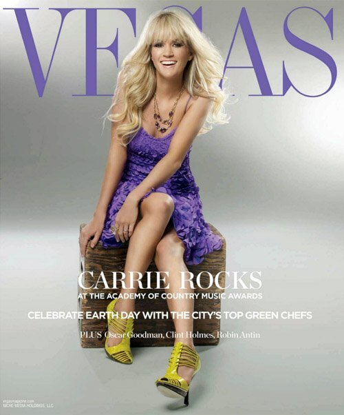 Кэрри Андервуд в журнале Vegas. Апрель / май 2012