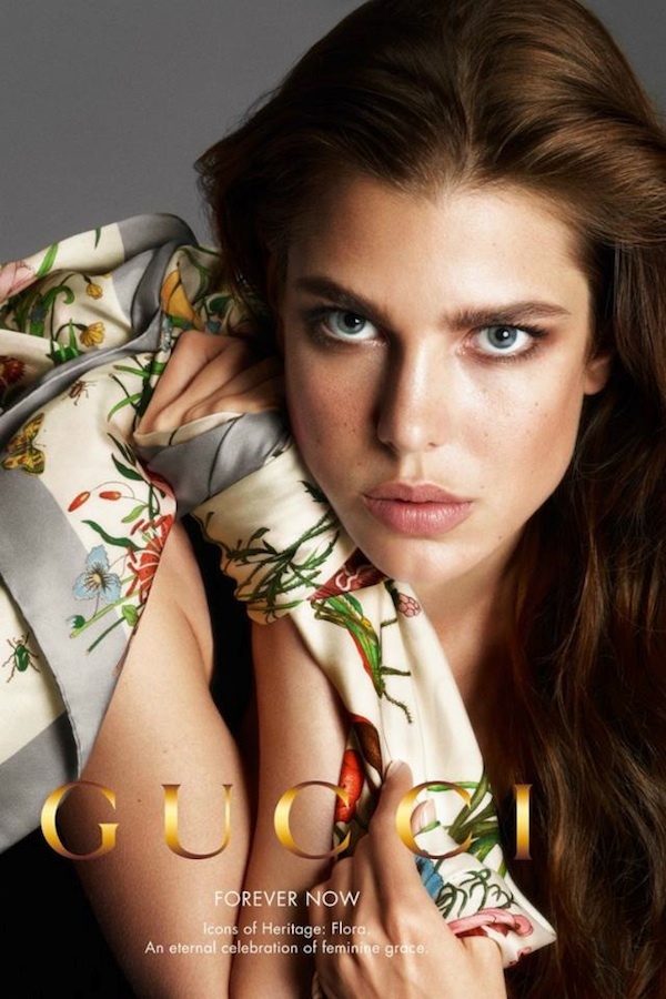 Шарлотта Казираги в рекламной кампании Gucci Forever Now. Весна 2013