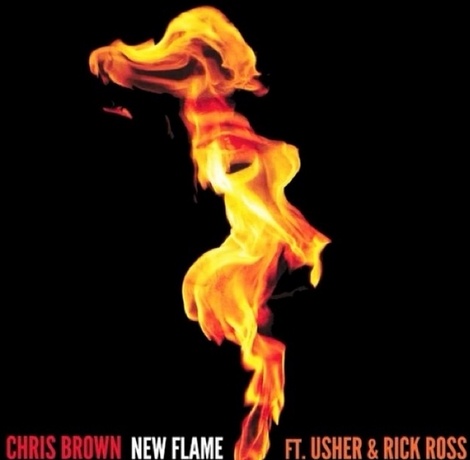 Новая песня Криса Брауна, Ашера и Рика Росса - New Flame