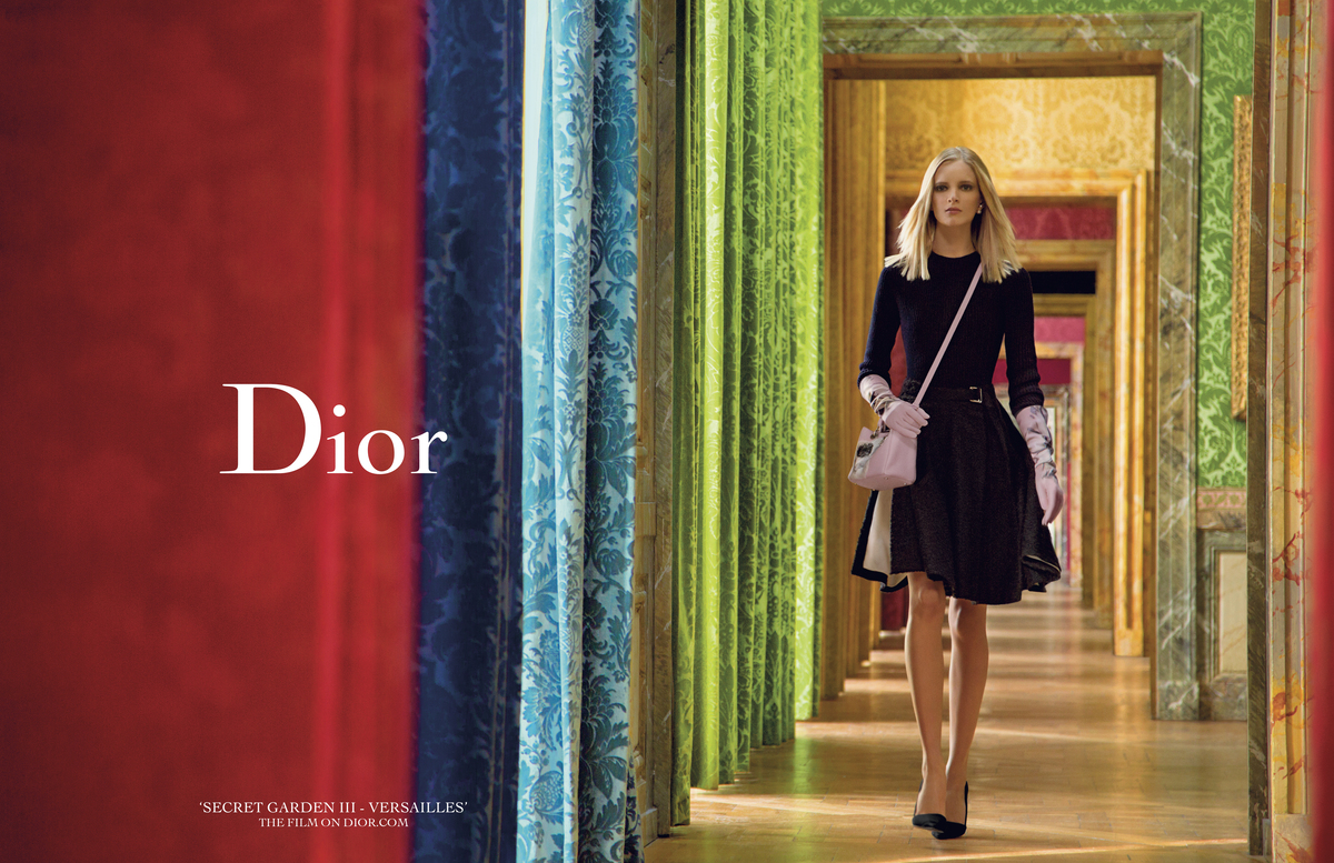 Рекламная кампания Dior Secret Garden III — Versailles