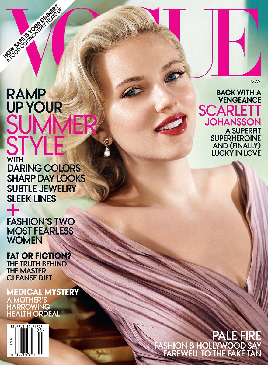 Скарлетт Йоханссон в журнале Vogue. Май 2012