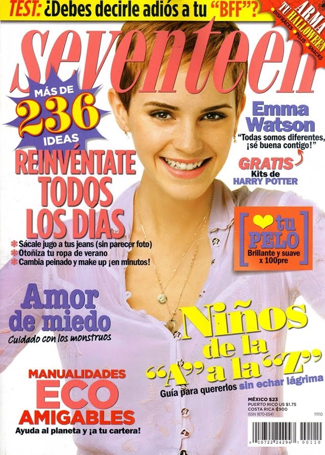 Эмма Уотсон в журнале Seventeen. Мексика