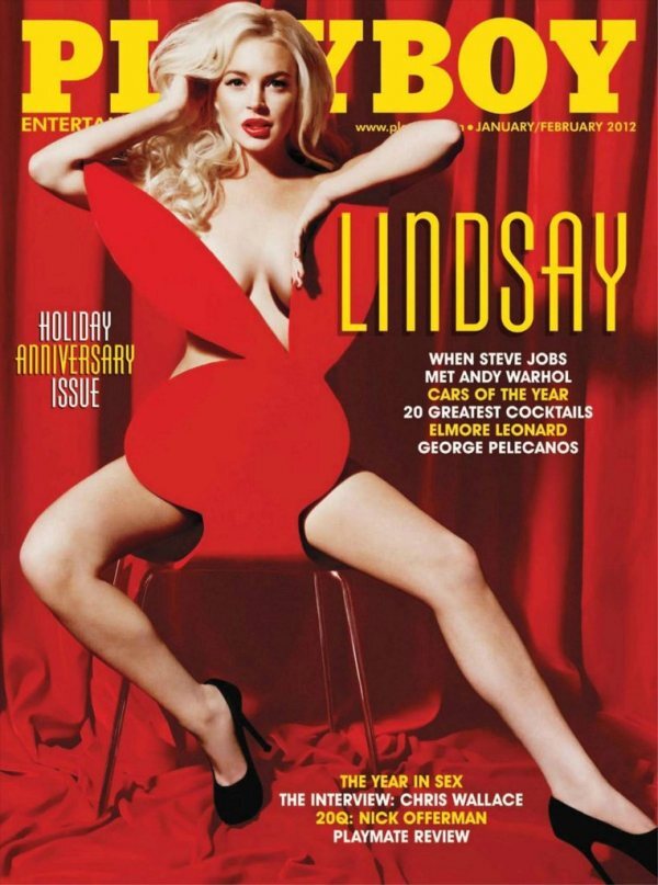 Линдсей Лохан в журнале Playboy. Январь / февраль 2012