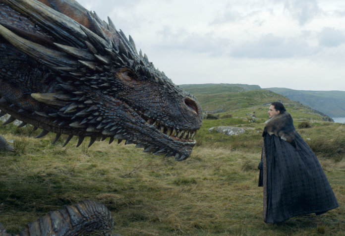 Видео: как снимали встречу Джона Сноу с драконом в «Игре престолов»
