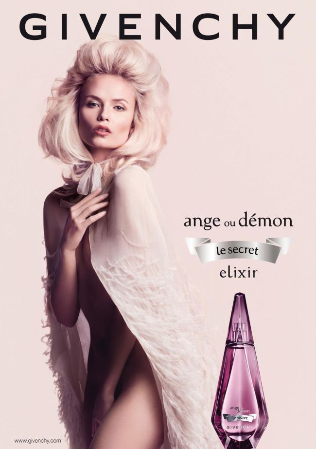 Наташа Поли для рекламы аромата Givenchy «Angel Ou Demon Le Secret»