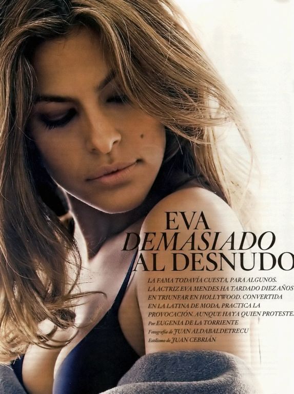 Ева Мендес в испанском журнале El Pais Semanal