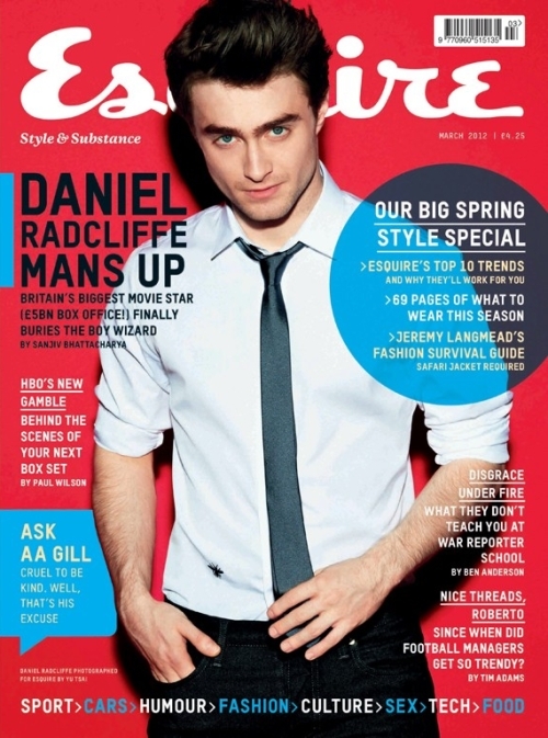 Дэниел Рэдклифф в журнале  Esquire Великобритания. Март 2012