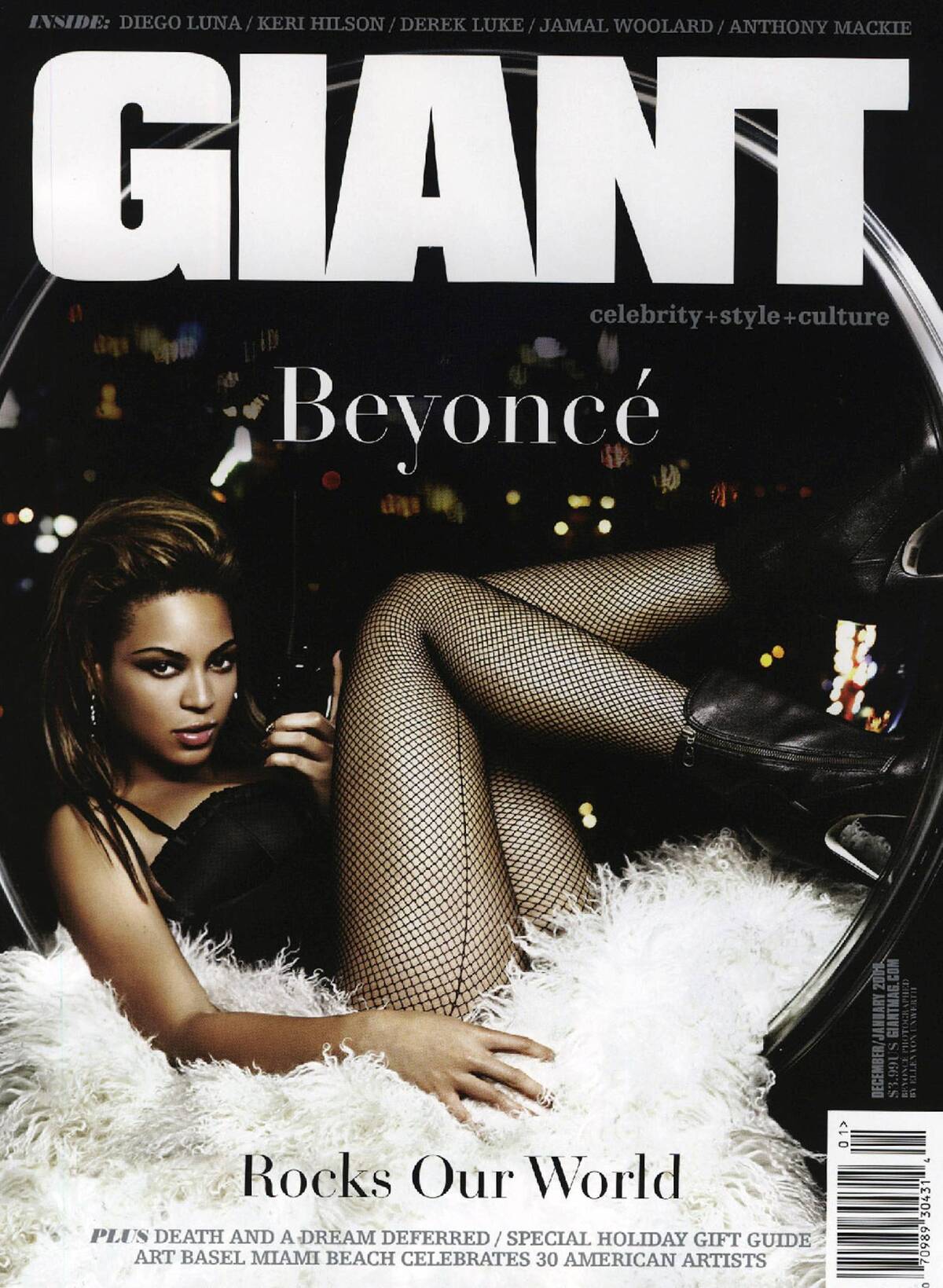 Бейонсе Ноулз в журнале Giant. Январь 2009