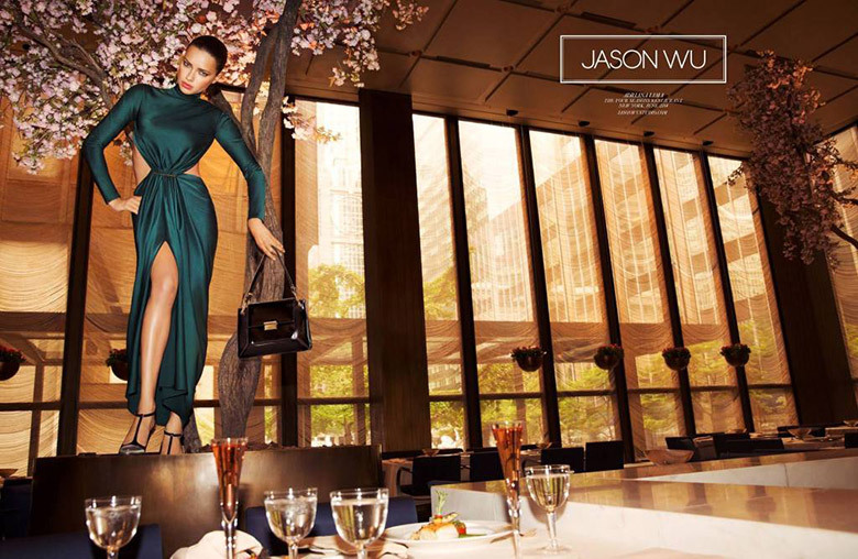 Адриана Лима в рекламной кампании Jason Wu. Осень / зима 2014-2015: первый взгляд