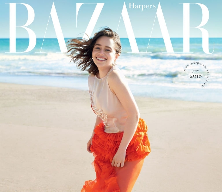 Эмилия Кларк в журнале Harper&#39;s Bazaar Великобритания, июль 2016