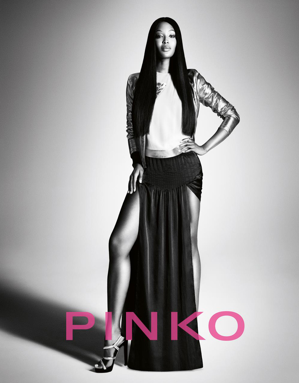 Наоми Кэмпбелл в рекламной кампании Pinko. Весна / лето 2012