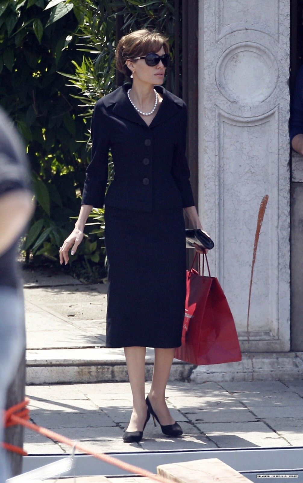 Анджелина Джоли на съемках фильма "Турист". 3 мая