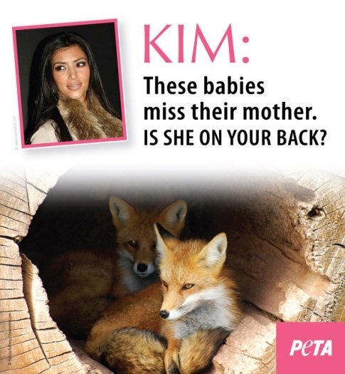 PETA против Ким Кардашиан
