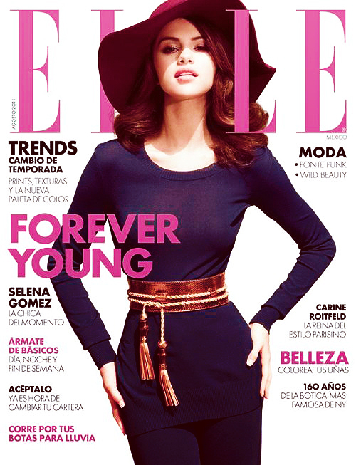 Селина Гомес в журнале Elle Мексика. Август 2011