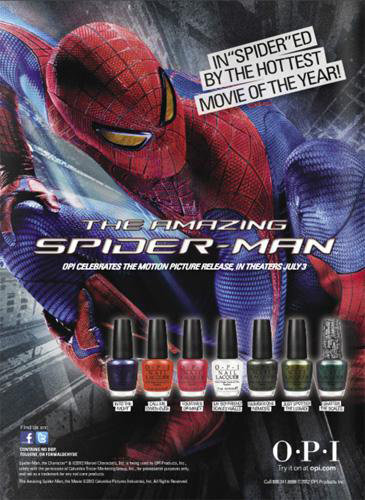 OPI выпускает коллекцию по мотивам фильма «Человек-паук»