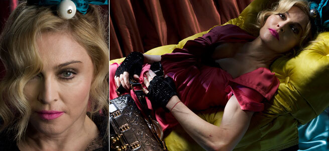 Фото Мадонны для Louis Vuitton и Vanity Faire без фотошопа