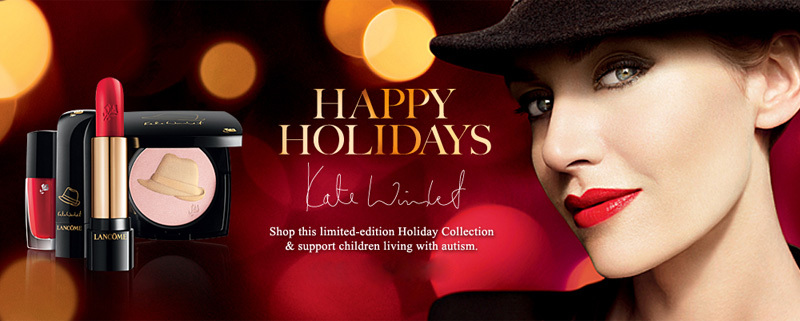 Кейт Уинслет в рекламной кампании линии косметики Lanc&#244;me
