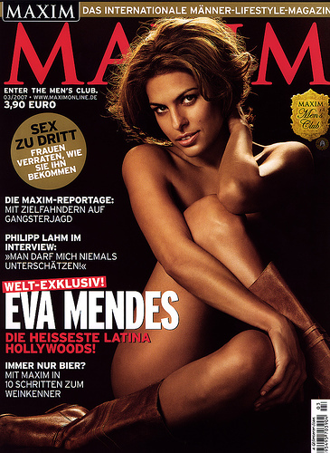 Ева Мендес в журнале Maxim