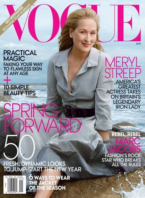 Мэрил Стрип в журнале Vogue. Январь 2012