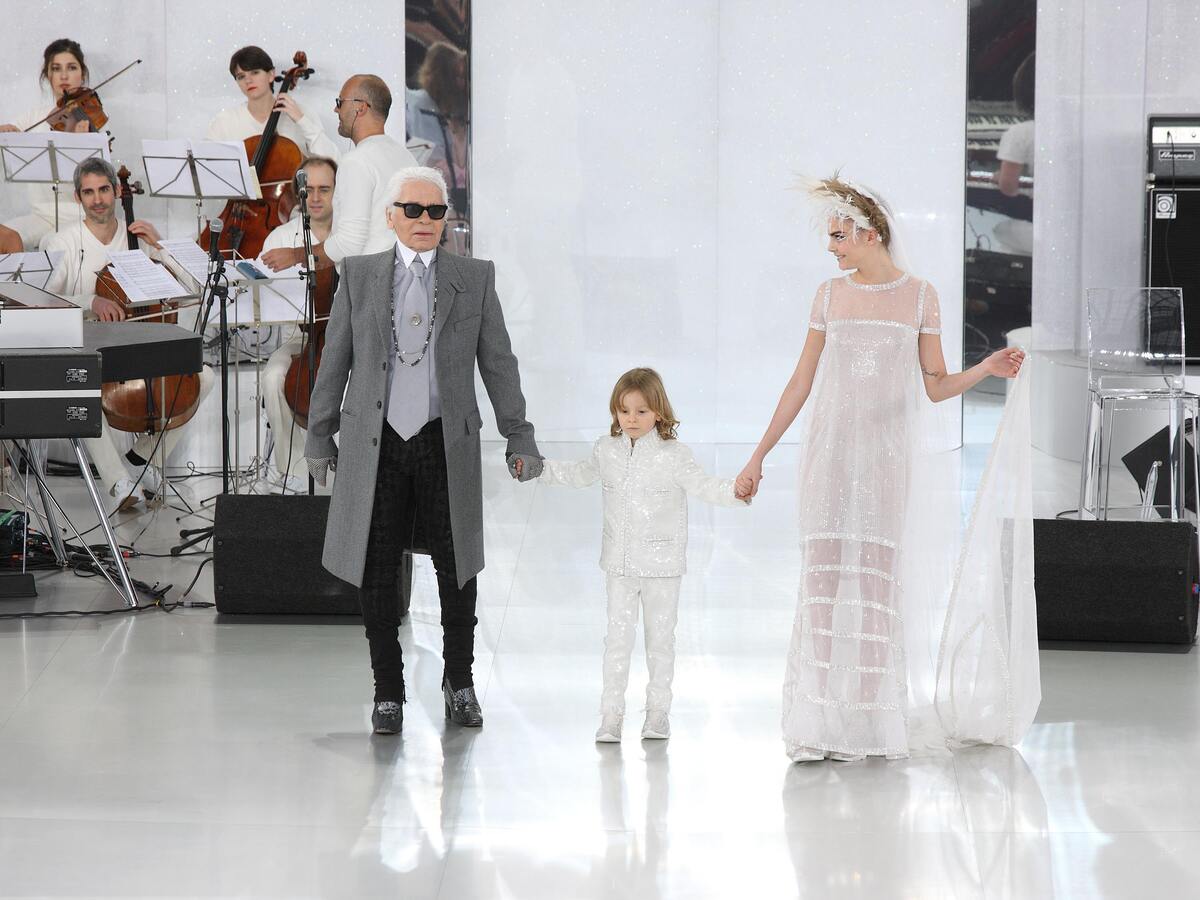 Модный показ Chanel Haute Couture. Весна / лето 2014