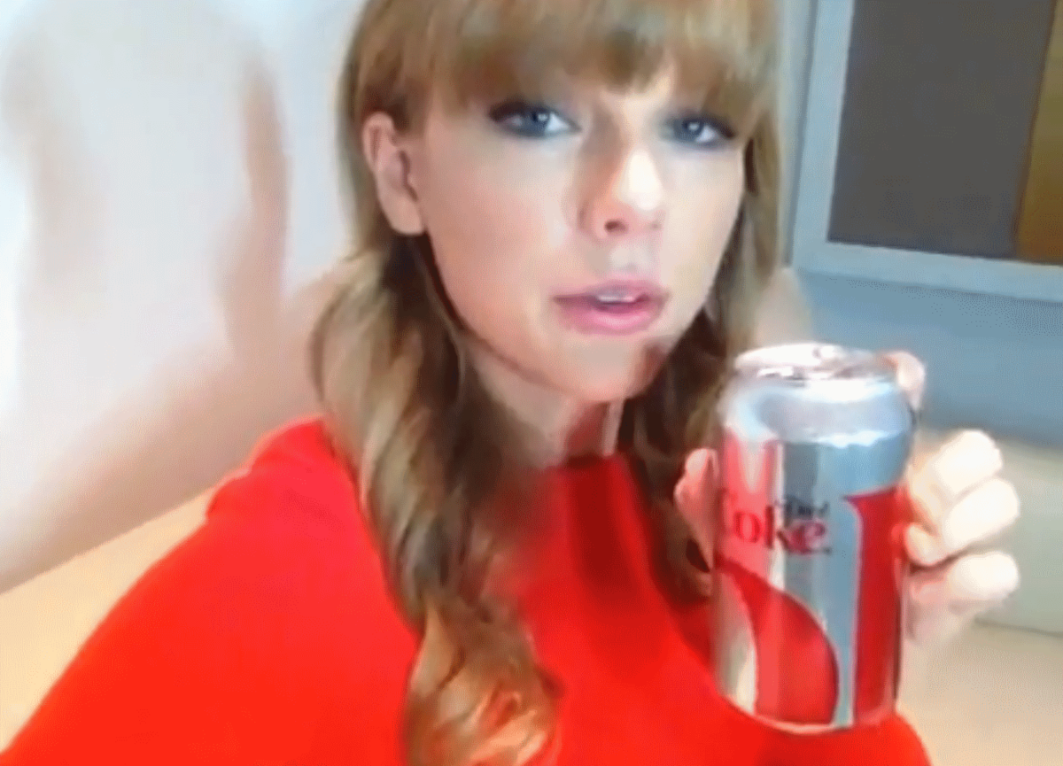 Тейлор Свифт сотрудничает с Diet Coke