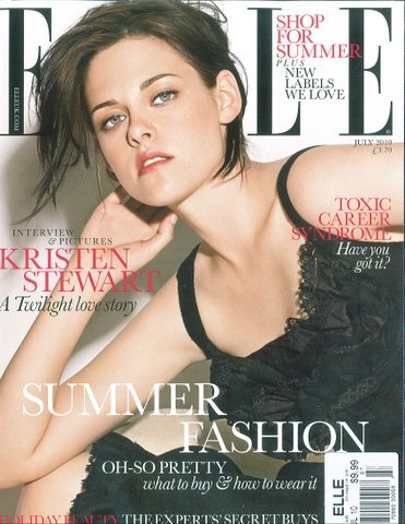 Кристен Стюарт в журнале Elle. UK. Июль 2010